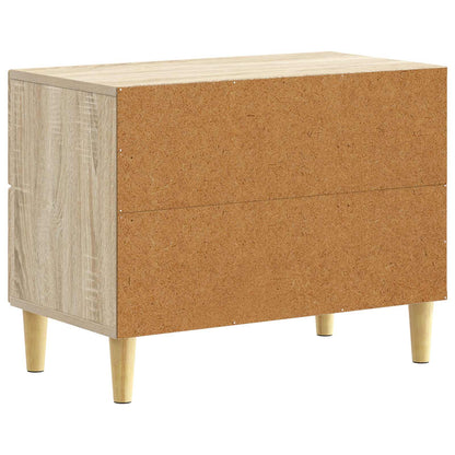 Bedside Table Sonoma Oak 62 x 34.5 x 48 cm Engineered Wood