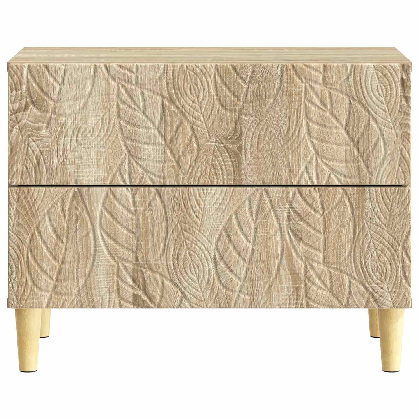 Bedside Table Sonoma Oak 62 x 34.5 x 48 cm Engineered Wood