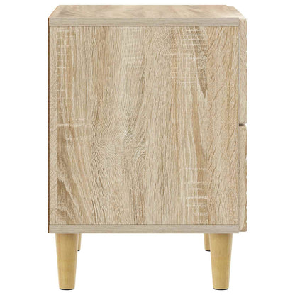 Bedside Table Sonoma Oak 62 x 34.5 x 48 cm Engineered Wood