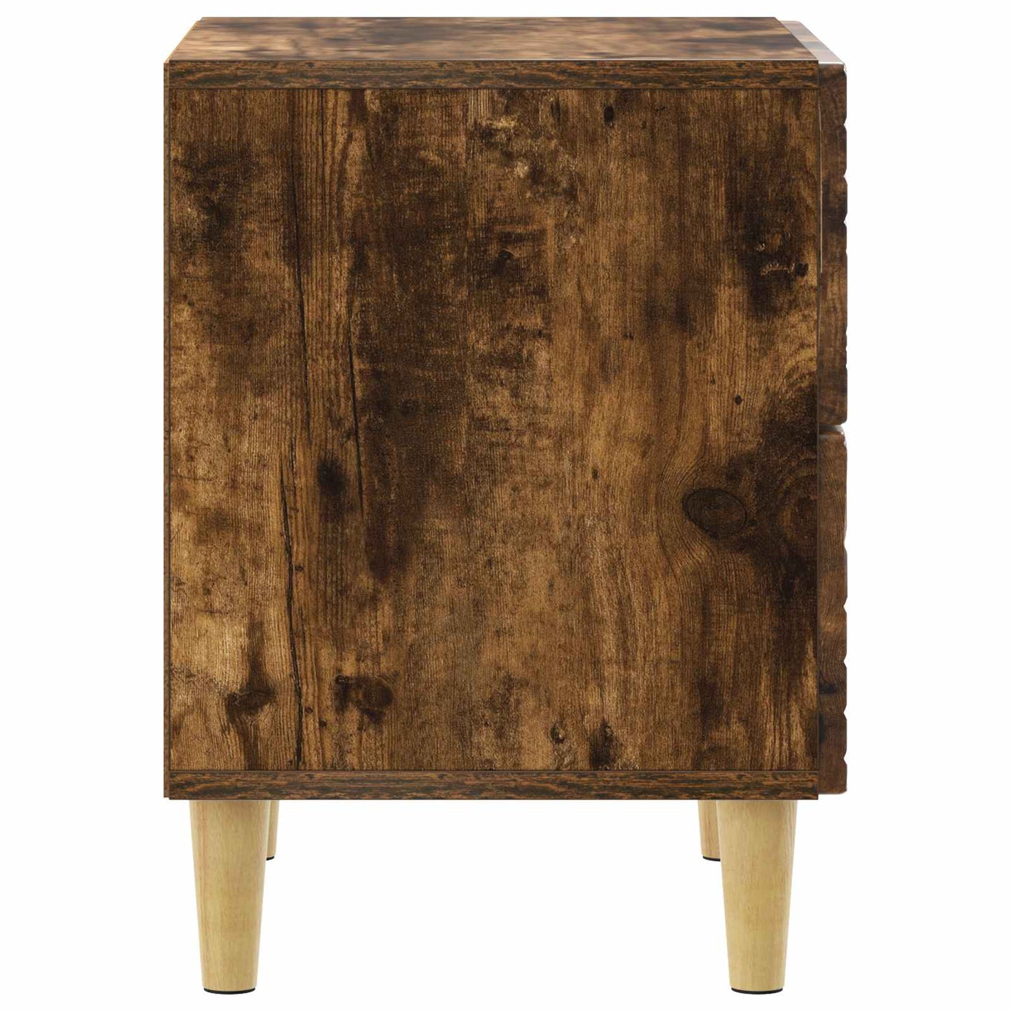 Bedside Table Smoked Oak 62 x 34.5 x 48 cm Engineered Wood