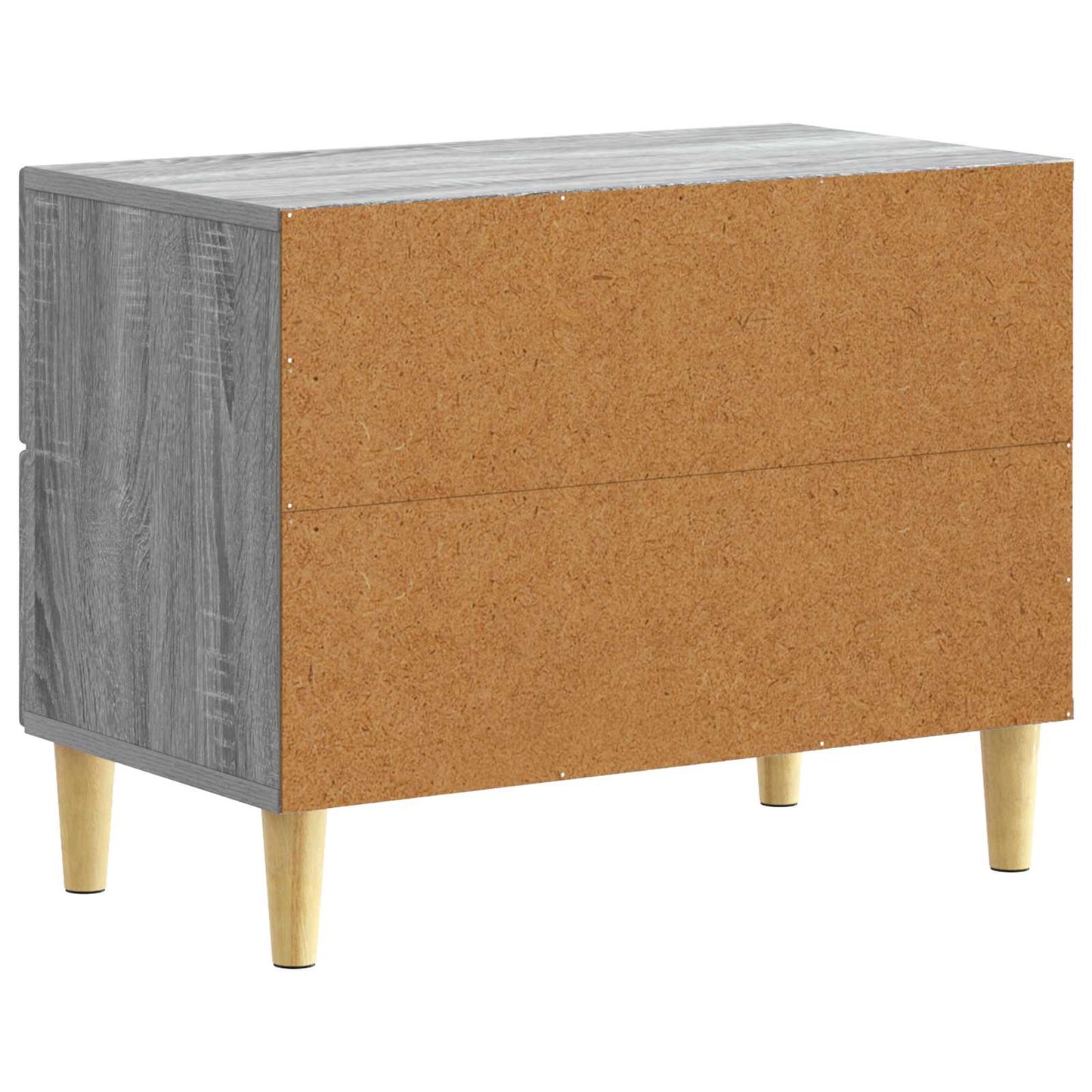 Bedside Table Grey Sonoma 62 x 34.5 x 48 cm Engineered Wood