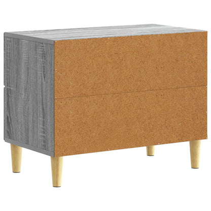 Bedside Table Grey Sonoma 62 x 34.5 x 48 cm Engineered Wood
