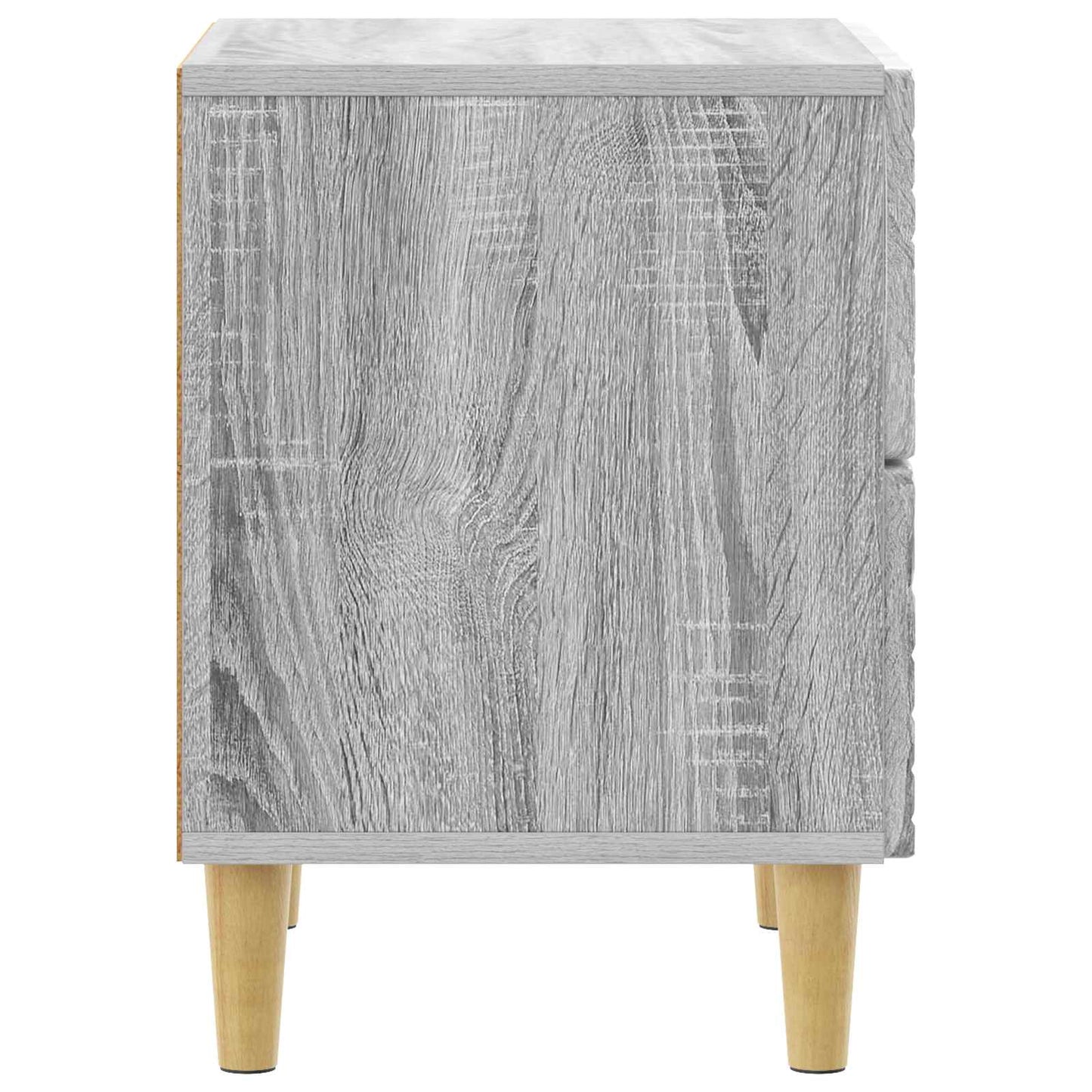 Bedside Table Grey Sonoma 62 x 34.5 x 48 cm Engineered Wood