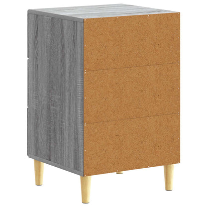 Bedside Table Grey Sonoma 43 x 39.5 x 66.5 cm Engineered Wood