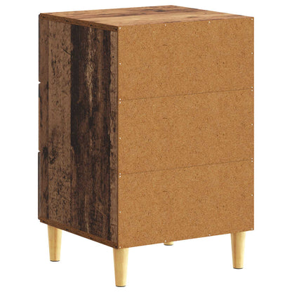 Bedside Table Old Wood 43 x 39.5 x 66.5 cm Engineered Wood