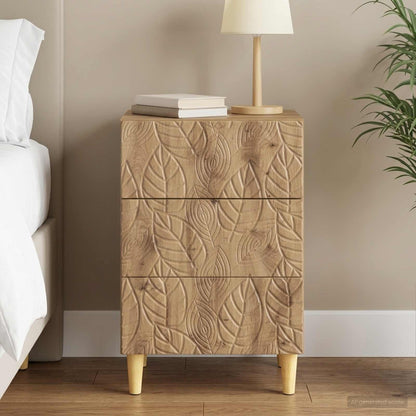 Bedside Table Artisan Oak 43 x 39.5 x 66.5 cm Engineered Wood