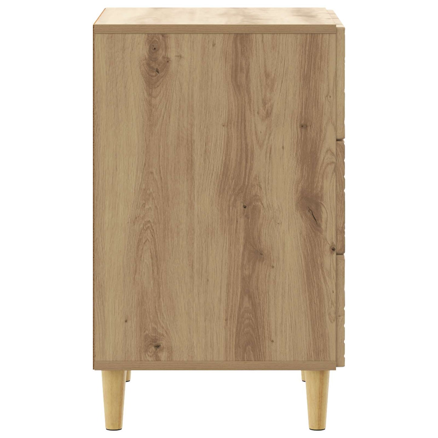 Bedside Table Artisan Oak 43 x 39.5 x 66.5 cm Engineered Wood