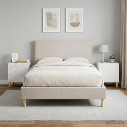 Bedside Table 2 pcs White 43 x 34.5 x 50 cm Engineered Wood