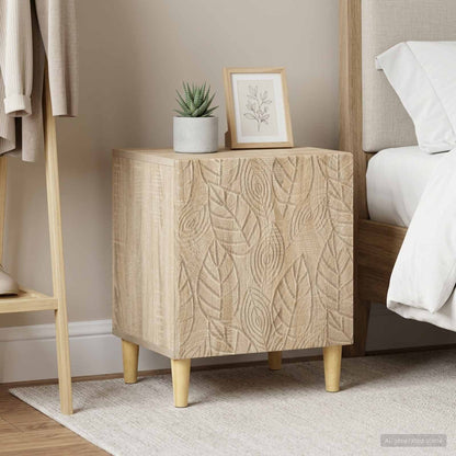 Bedside Table 2 pcs Sonoma Oak 43 x 34.5 x 50 cm