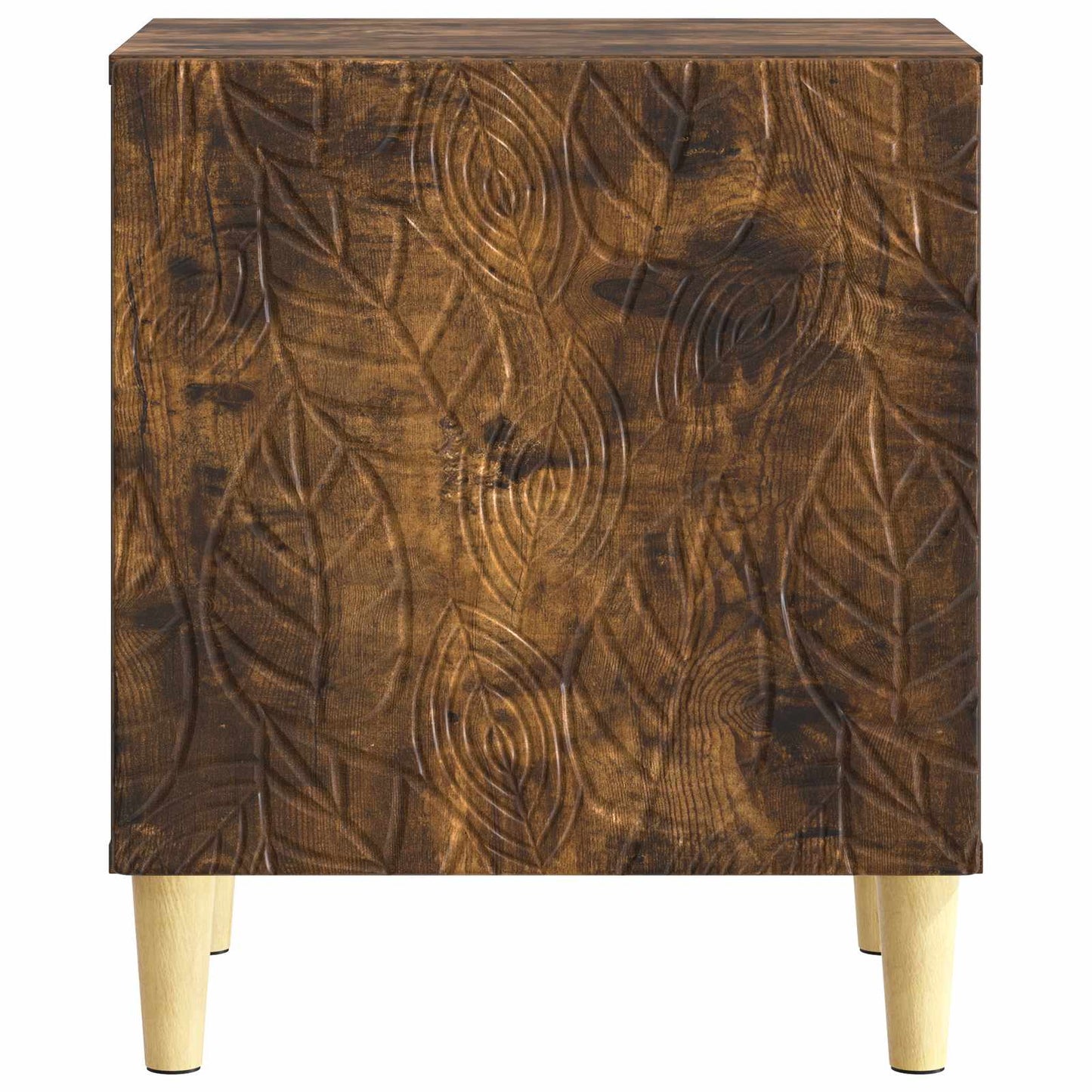 Bedside Table Smoked Oak 43 x 34.5 x 50 cm Engineered Wood