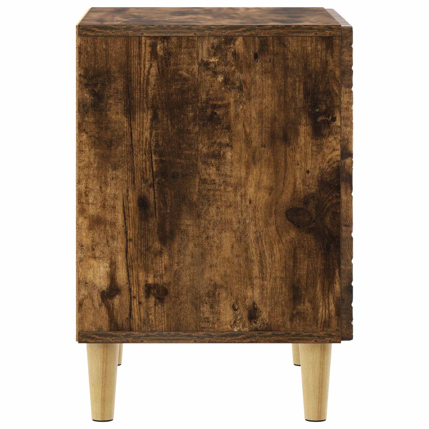 Bedside Table Smoked Oak 43 x 34.5 x 50 cm Engineered Wood