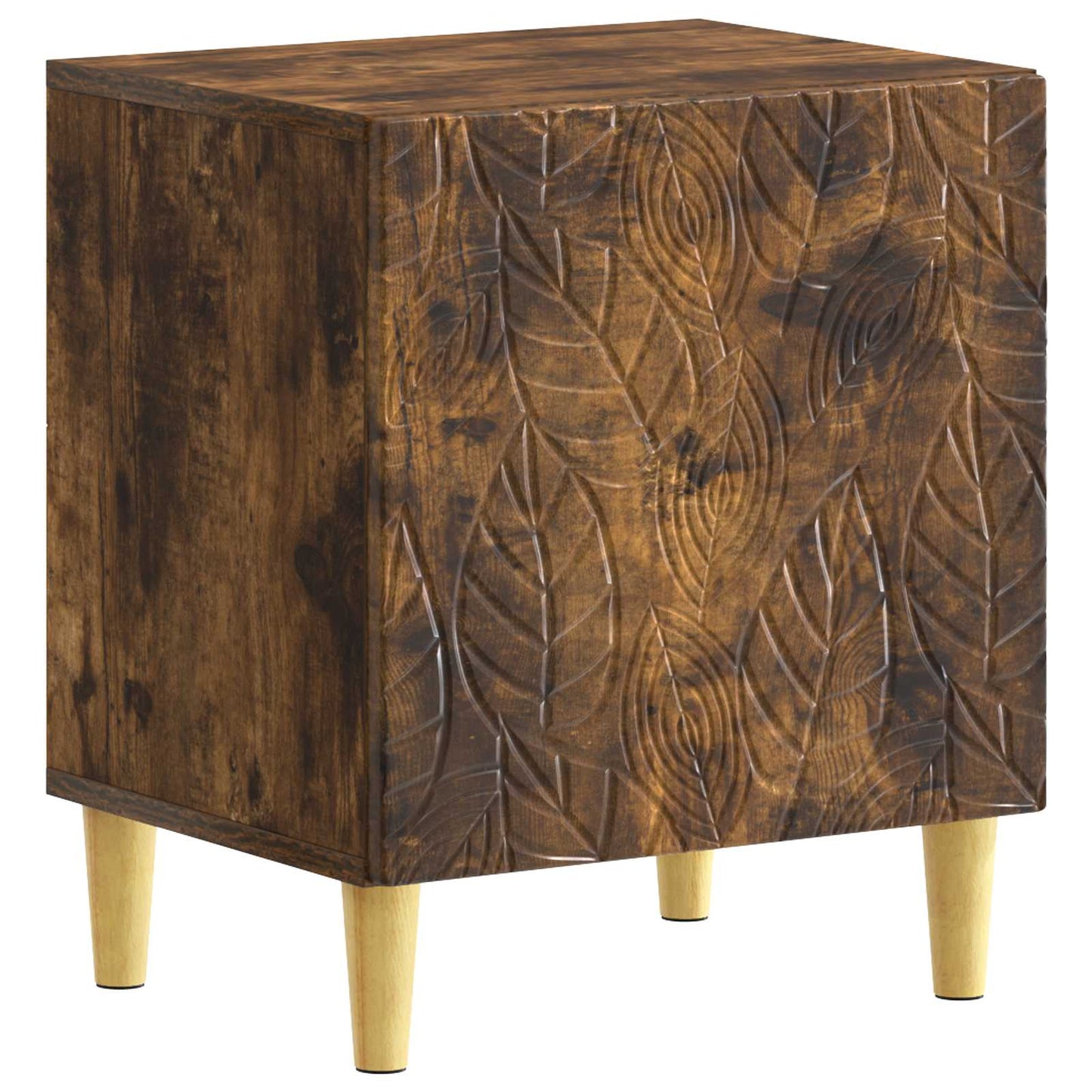 Bedside Table 2 pcs Smoked Oak 43 x 34.5 x 50 cm