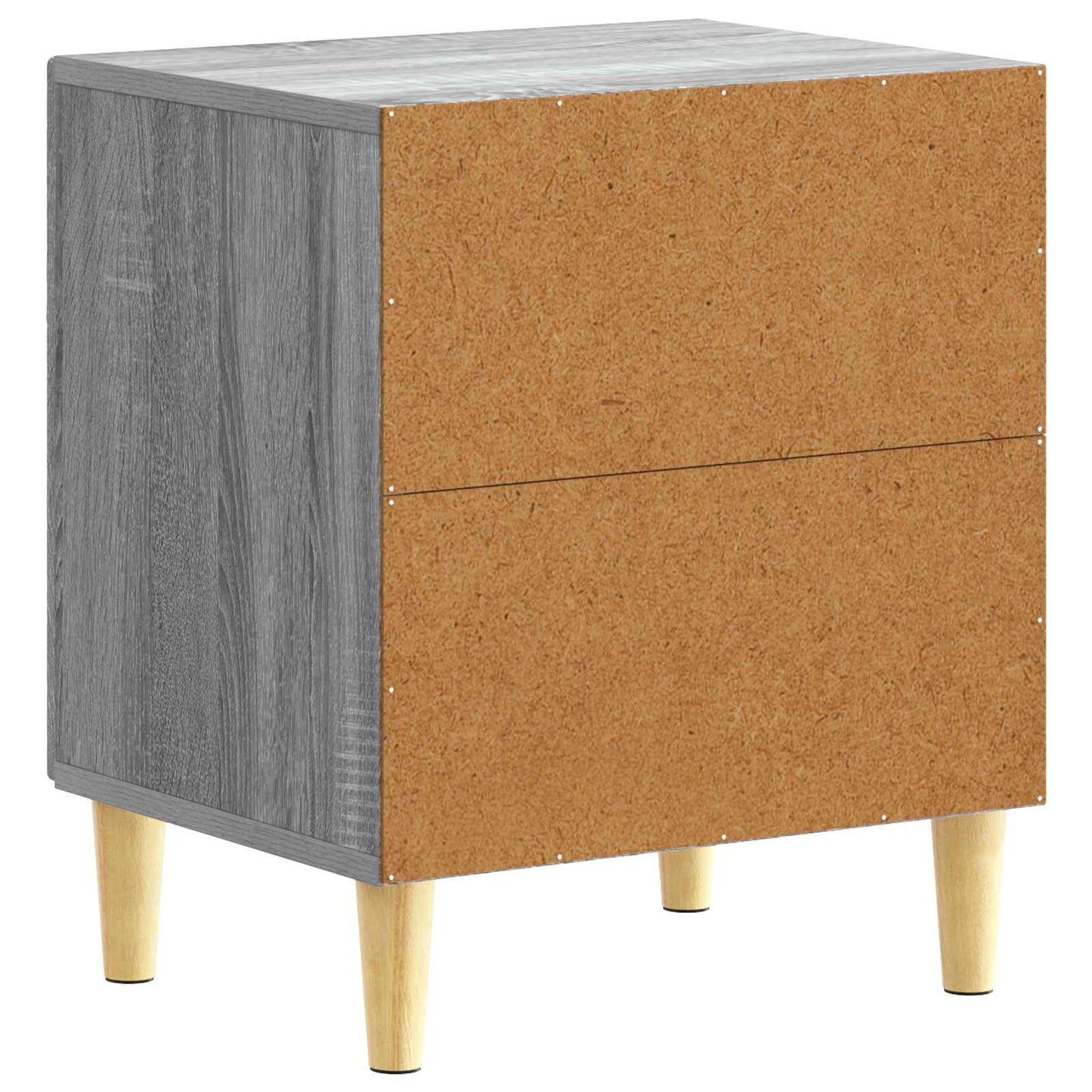 Bedside Table Grey Sonoma 43 x 34.5 x 50 cm Engineered Wood