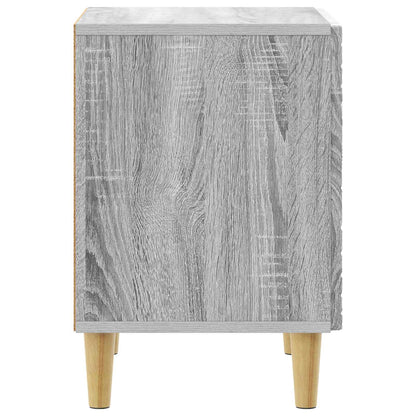 Bedside Table Grey Sonoma 43 x 34.5 x 50 cm Engineered Wood