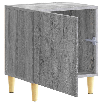 Bedside Table 2 pcs Grey Sonoma 43 x 34.5 x 50 cm
