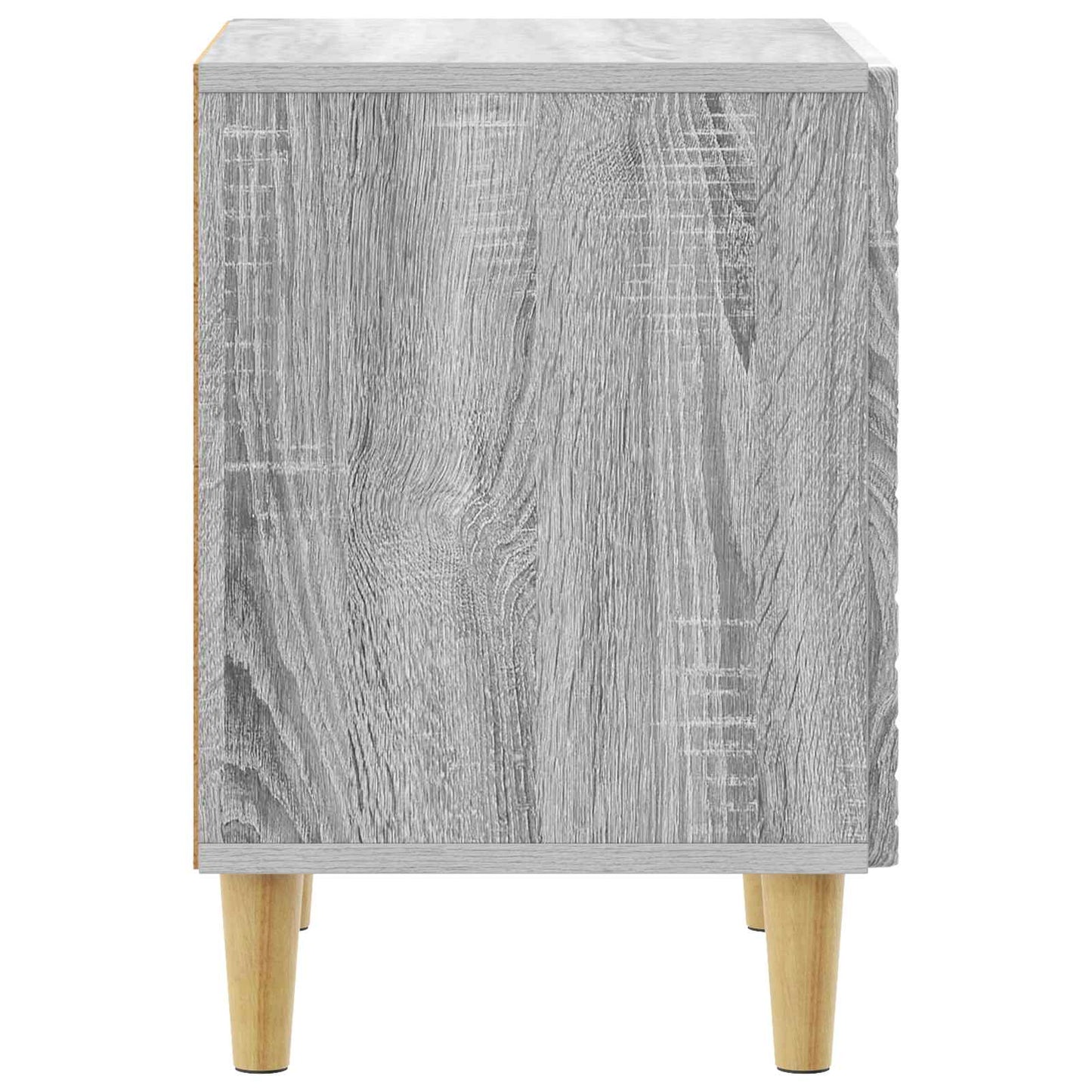 Bedside Table 2 pcs Grey Sonoma 43 x 34.5 x 50 cm