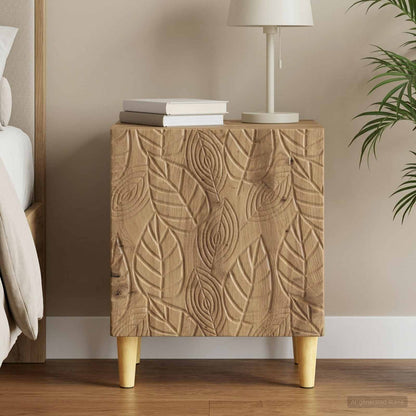 Bedside Table Artisan Oak 43 x 34.5 x 50 cm Engineered Wood