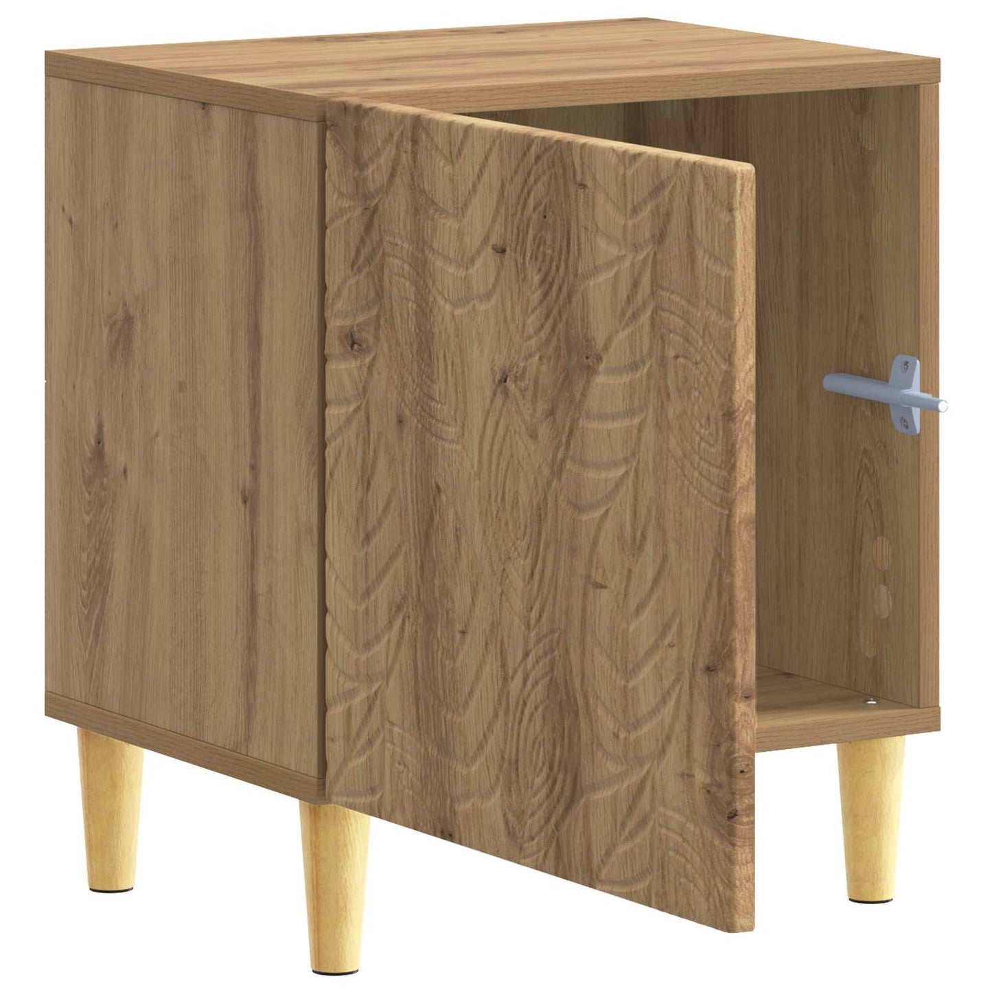 Bedside Table Artisan Oak 43 x 34.5 x 50 cm Engineered Wood