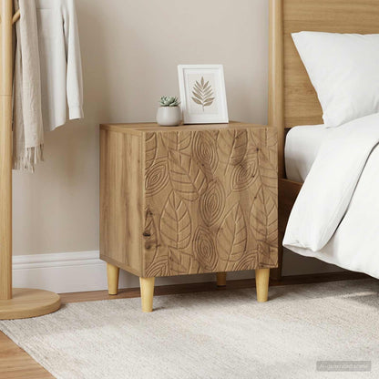 Bedside Table 2 pcs Artisan Oak 43 x 34.5 x 50 cm