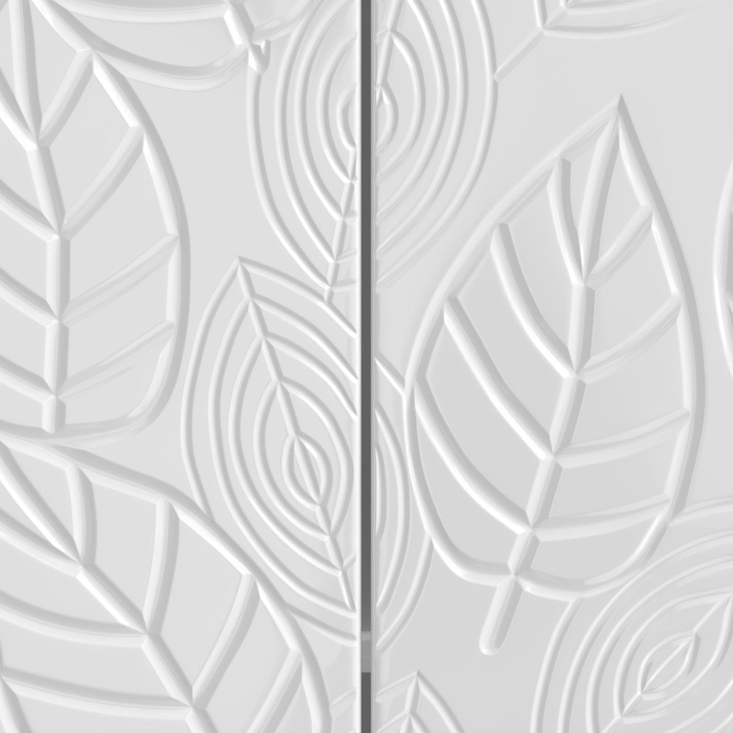 Sideboard High Gloss White 66 x 34.5 x 90 cm Engineered Wood