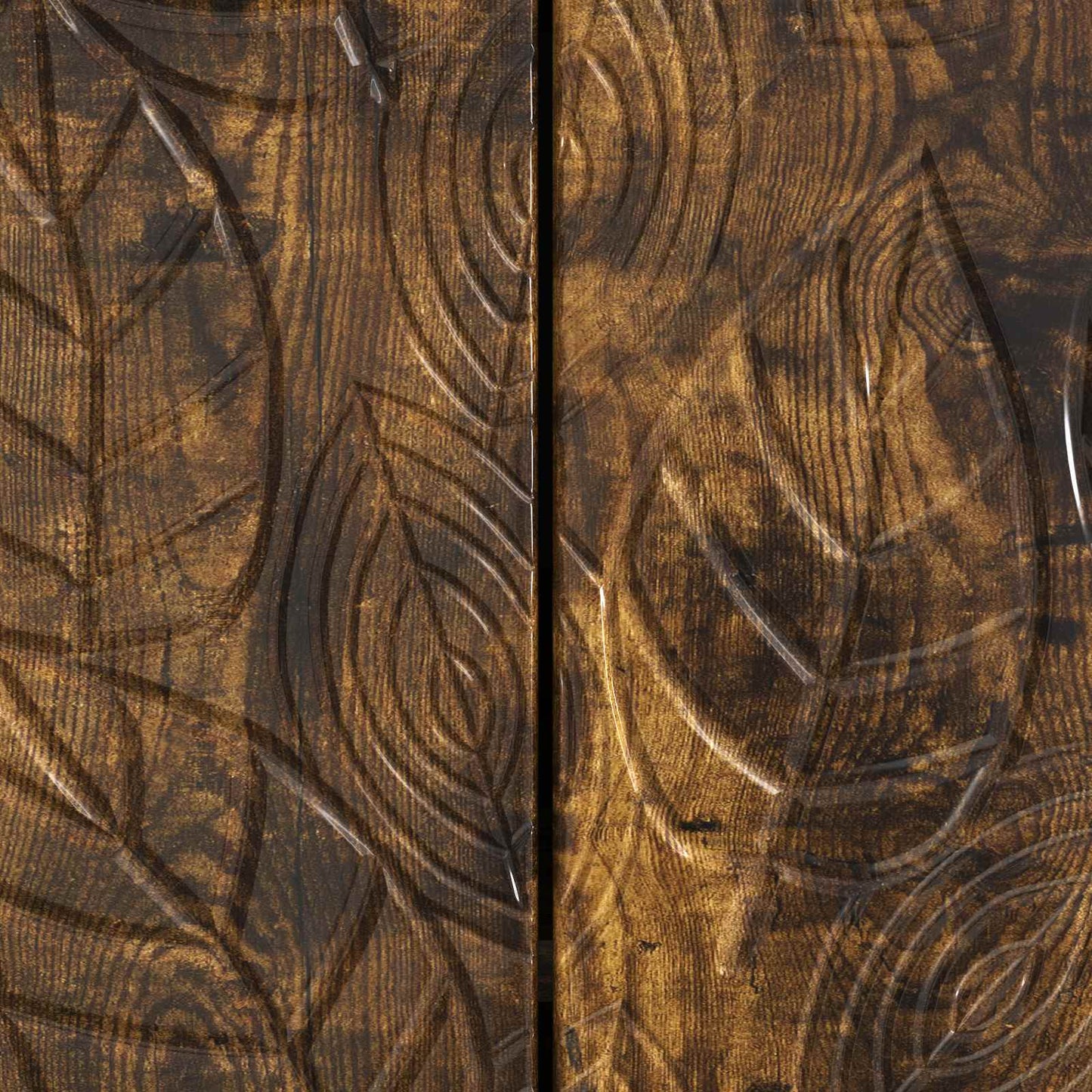 Sideboard Smoked Oak 66 x 34.5 x 90 cm Engineered Wood