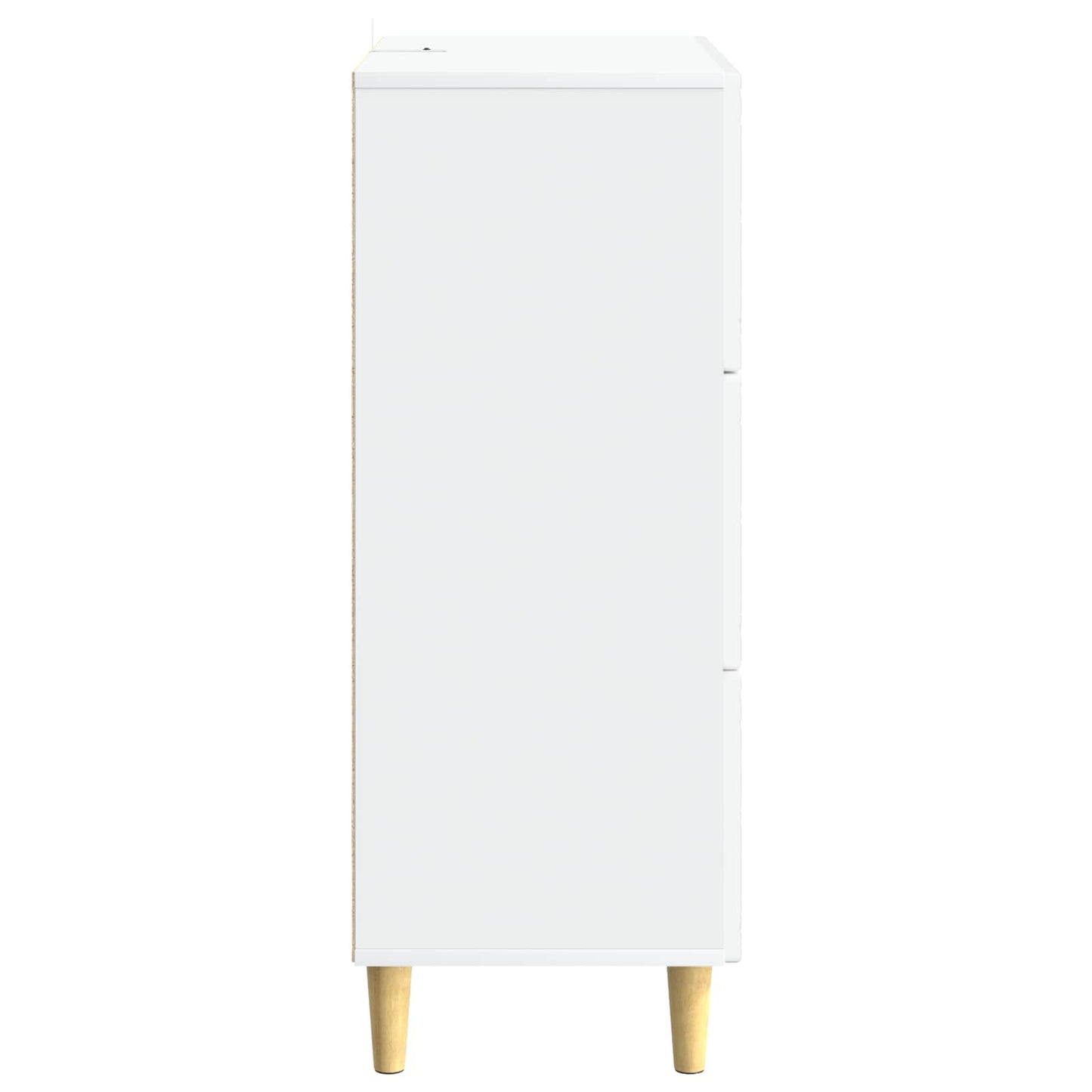 Drawer Cabinet White 66 x 34.5 x 90 cm Engineered Wood