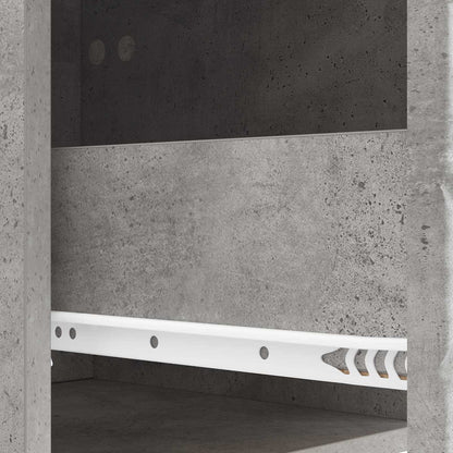 Drawer Cabinet Concrete Grey 66 x 34.5 x 90 cm Engineered Wood