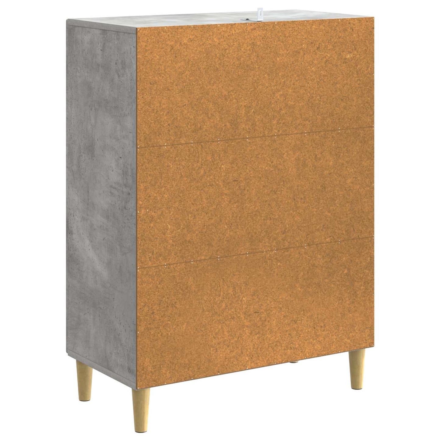 Drawer Cabinet Concrete Grey 66 x 34.5 x 90 cm Engineered Wood