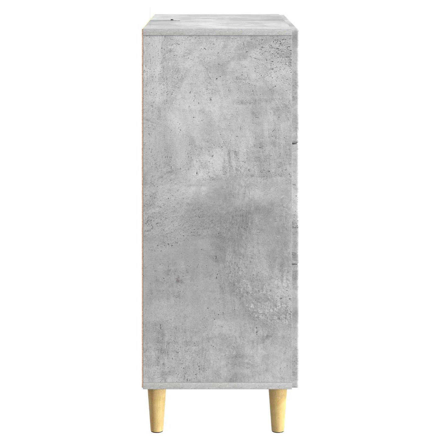 Drawer Cabinet Concrete Grey 33 x 34.5 x 90 cm Engineered Wood