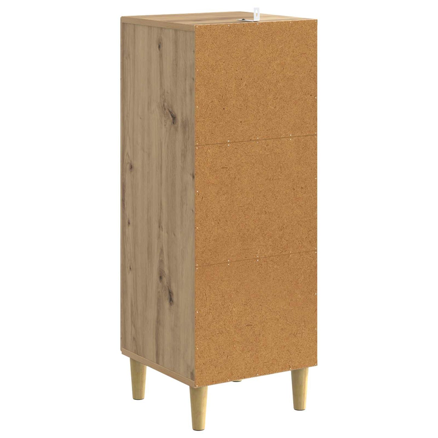 Drawer Cabinet Artisan Oak 33 x 34.5 x 90 cm Engineered Wood