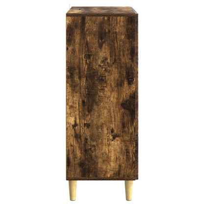 Sideboard Smoked Oak 66 x 34.5 x 90 cm Engineered Wood