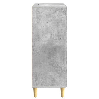 Sideboard Concrete Grey 66 x 34.5 x 90 cm Engineered Wood