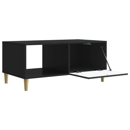 Coffee Table Black 90 x 50 x 40 cm Engineered Wood
