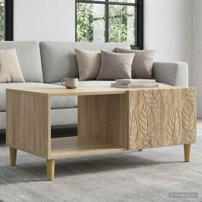 Coffee Table Sonoma Oak 90 x 50 x 40 cm Engineered Wood
