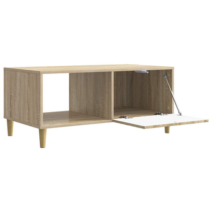 Coffee Table Sonoma Oak 90 x 50 x 40 cm Engineered Wood