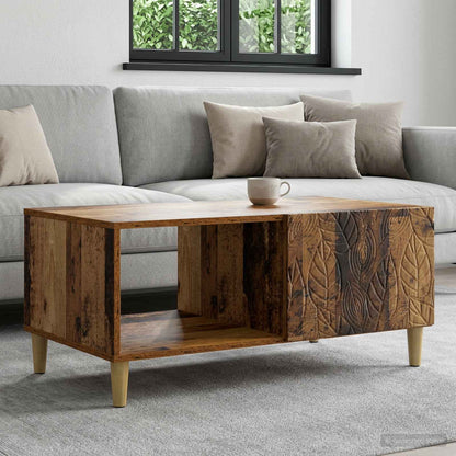 Coffee Table Old Wood 90 x 50 x 40 cm Engineered Wood