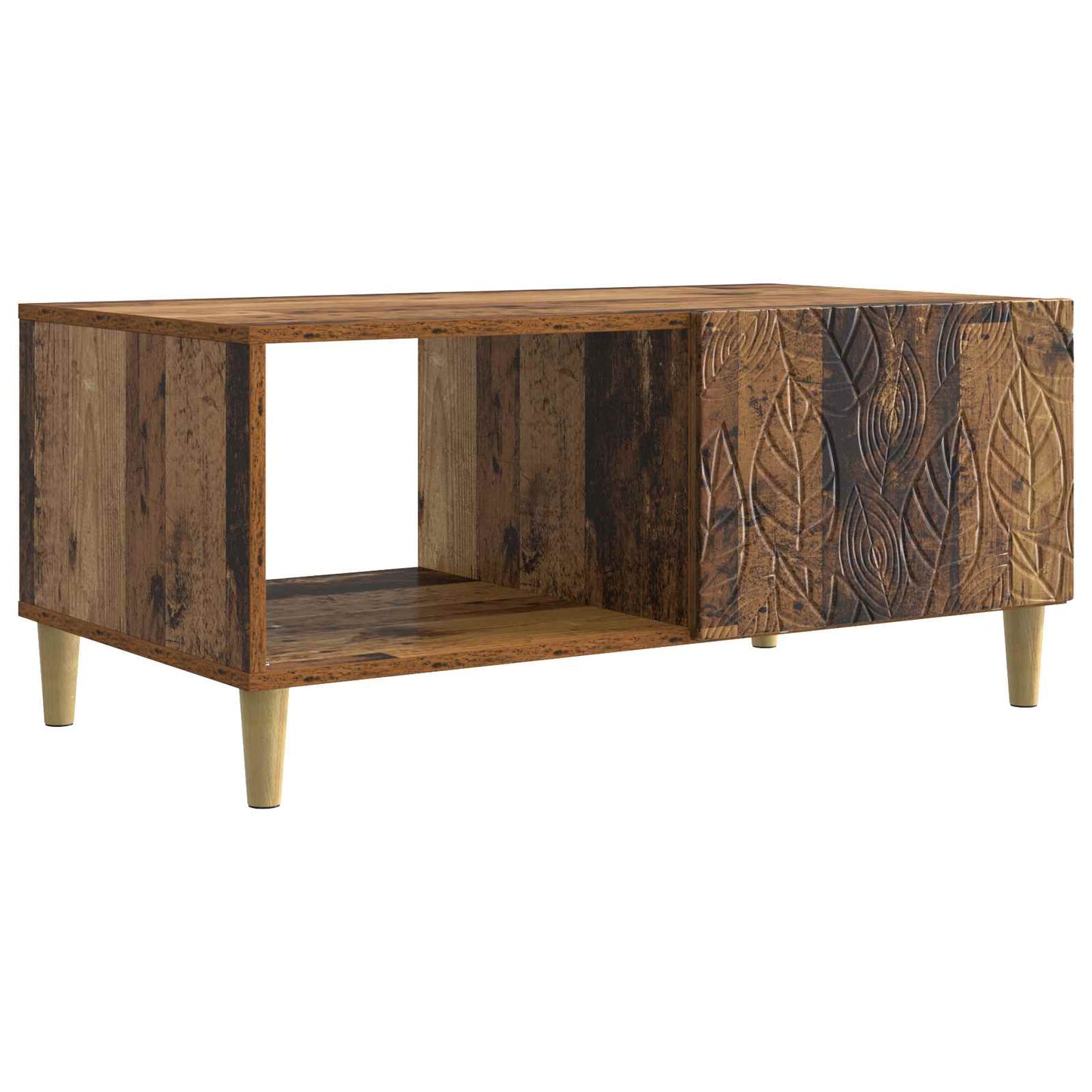 Coffee Table Old Wood 90 x 50 x 40 cm Engineered Wood