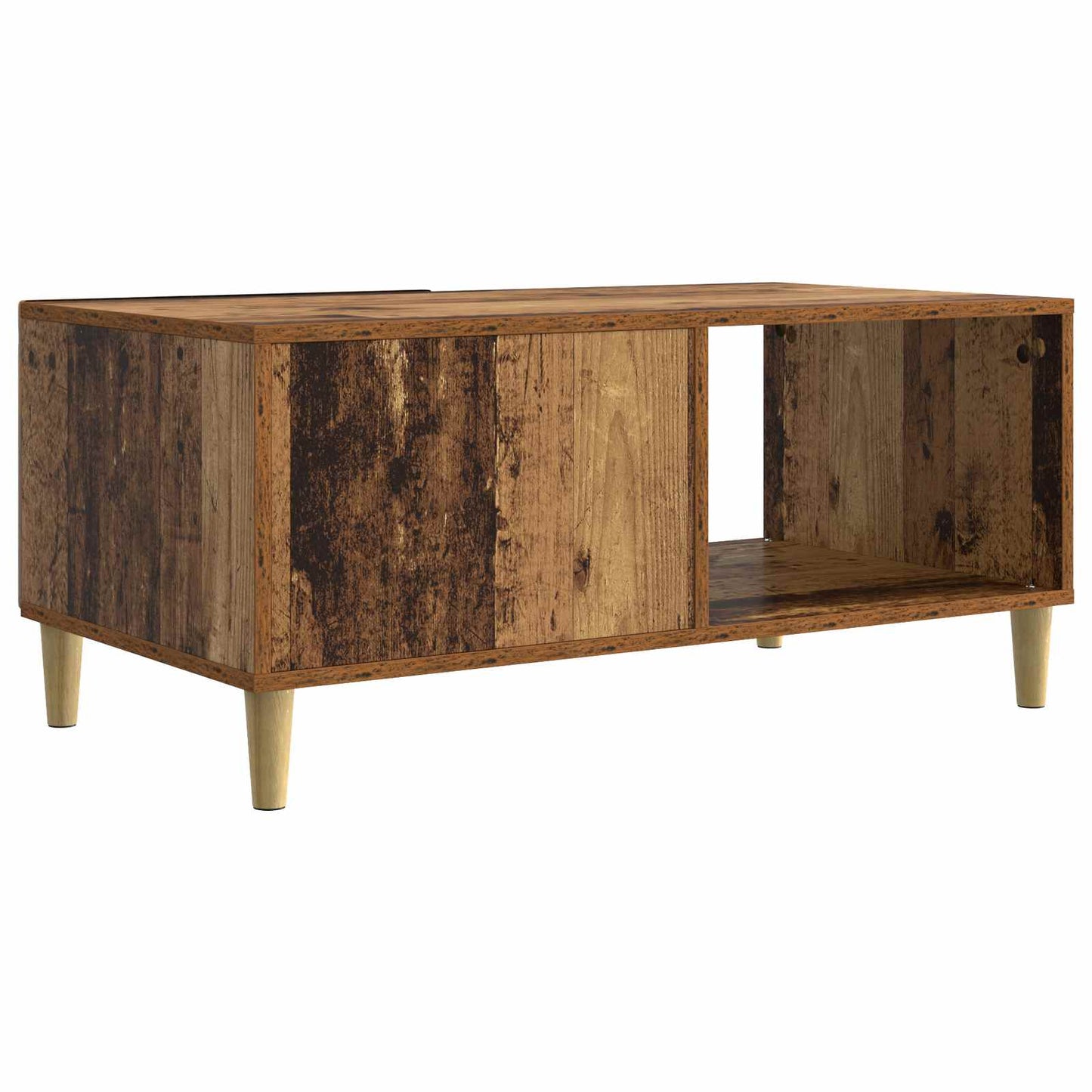 Coffee Table Old Wood 90 x 50 x 40 cm Engineered Wood