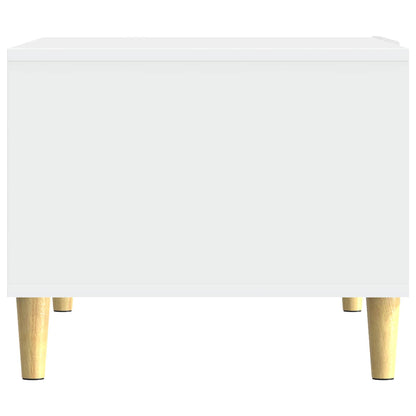 Coffee Table White 50 x 49 x 40 cm Engineered Wood