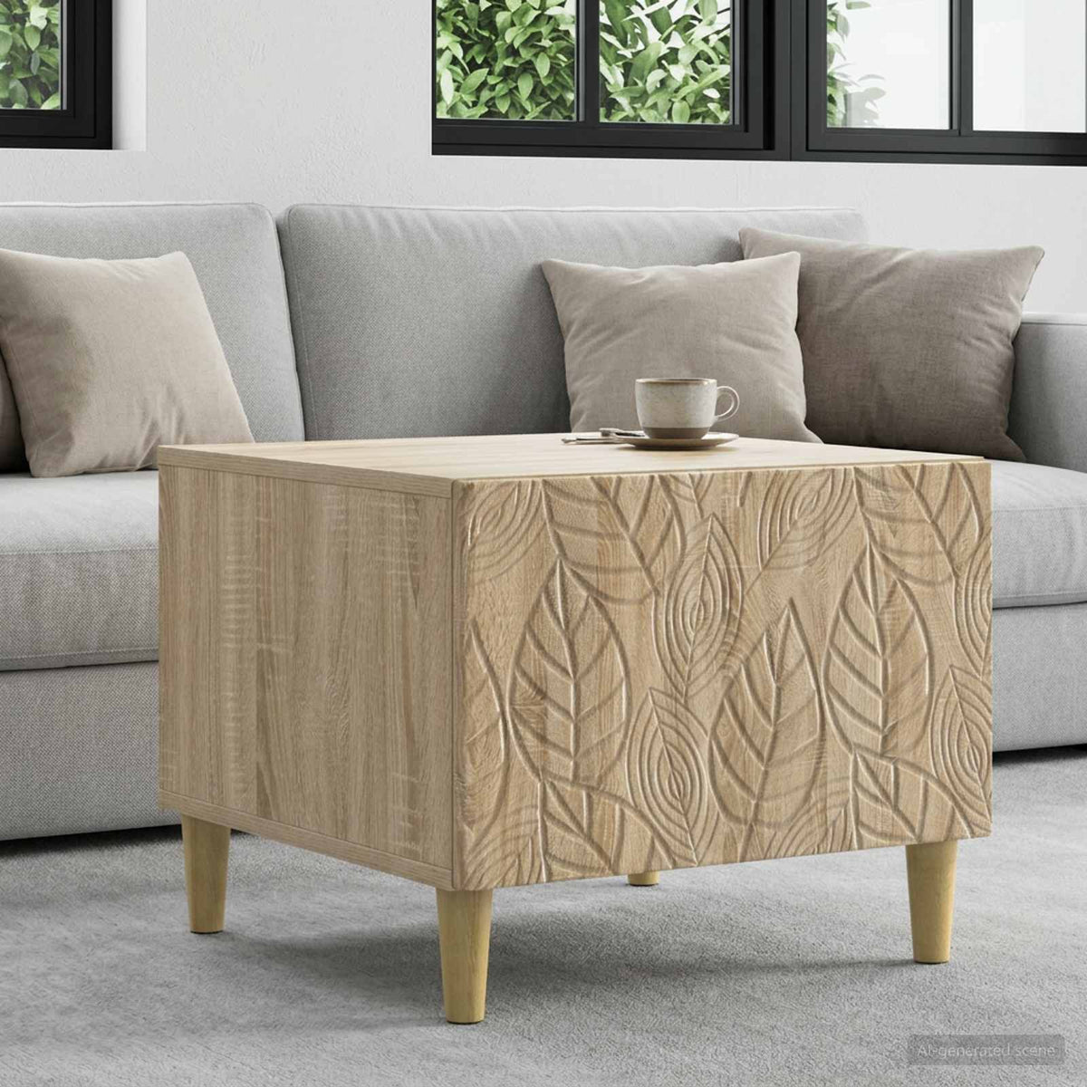 Coffee Table Sonoma Oak 50 x 49 x 40 cm Engineered Wood