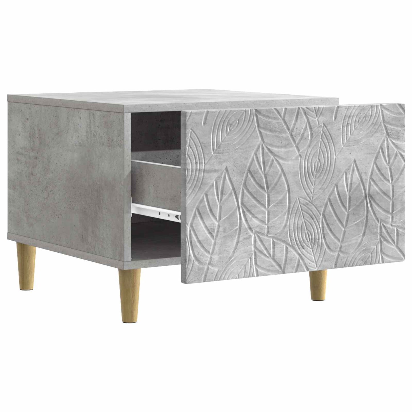 Coffee Table Concrete Grey 50 x 49 x 40 cm Engineered Wood