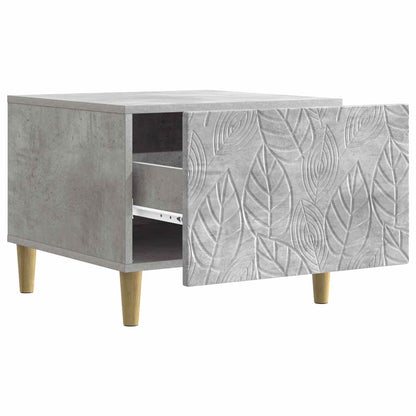 Coffee Table Concrete Grey 50 x 49 x 40 cm Engineered Wood