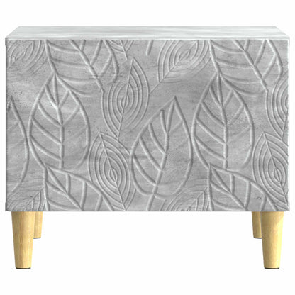 Coffee Table Concrete Grey 50 x 49 x 40 cm Engineered Wood