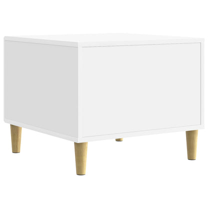Coffee Table High Gloss White 50 x 49 x 40 cm Engineered Wood