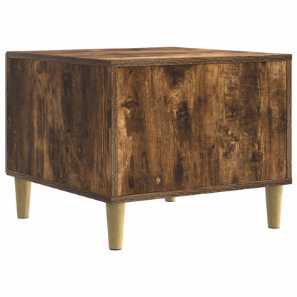 Coffee Table Smoked Oak 50 x 49 x 40 cm Engineered Wood