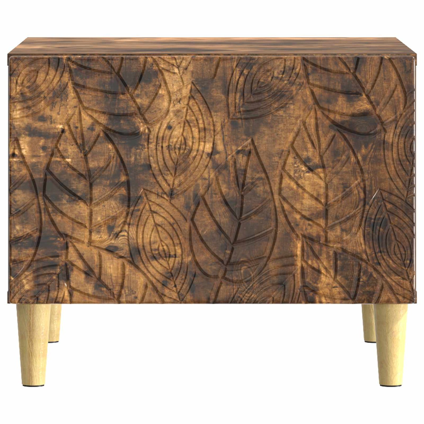Coffee Table Smoked Oak 50 x 49 x 40 cm Engineered Wood