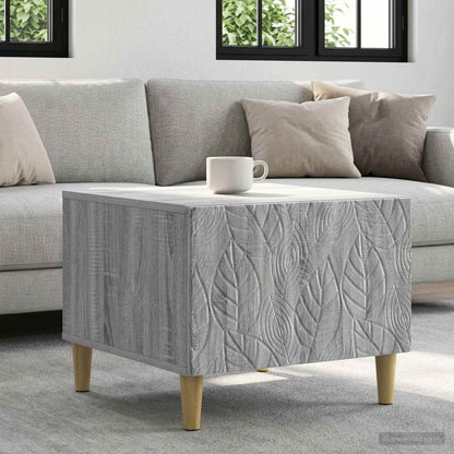 Coffee Table Grey Sonoma 50 x 49 x 40 cm Engineered Wood