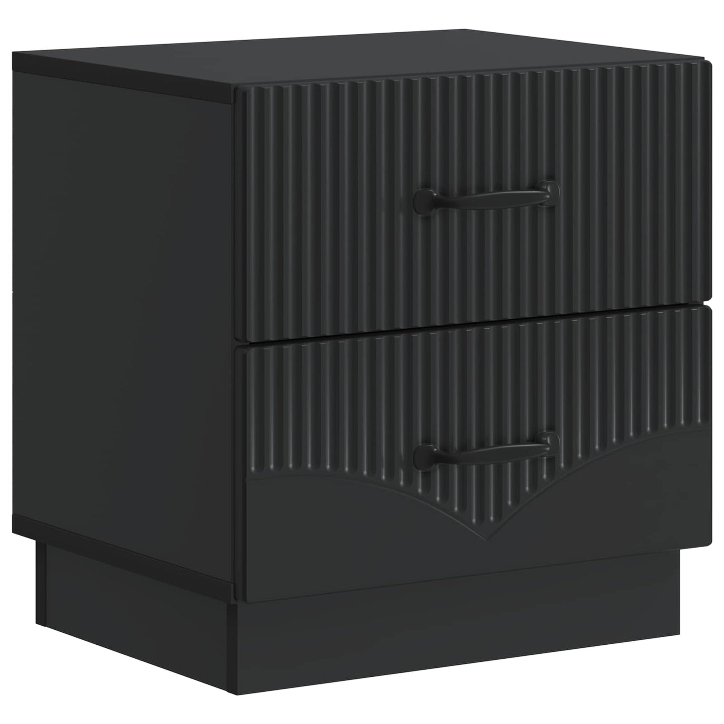 Bedside Cabinet Black 43 x 34.5 x 44.5 cm Engineered Wood