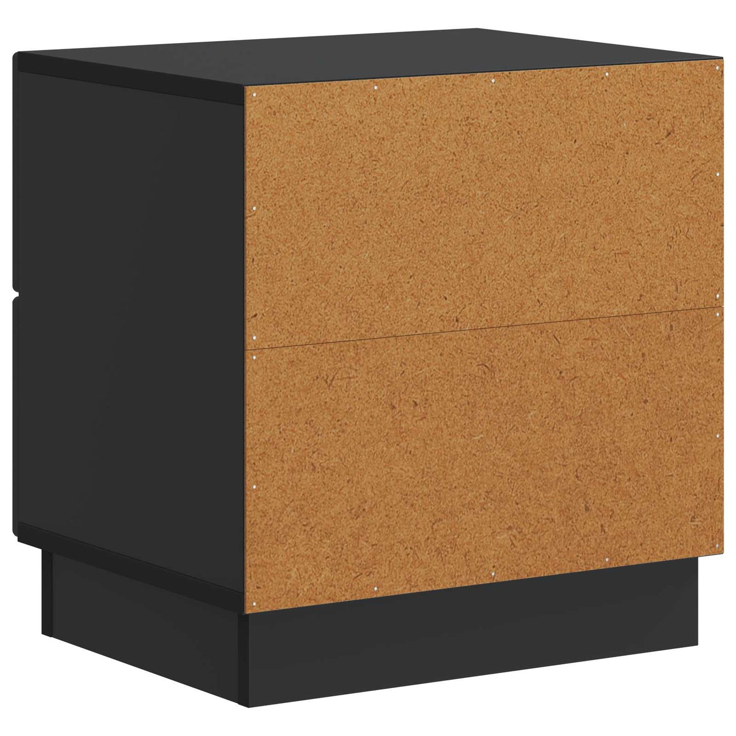 Bedside Cabinet Black 43 x 34.5 x 44.5 cm Engineered Wood