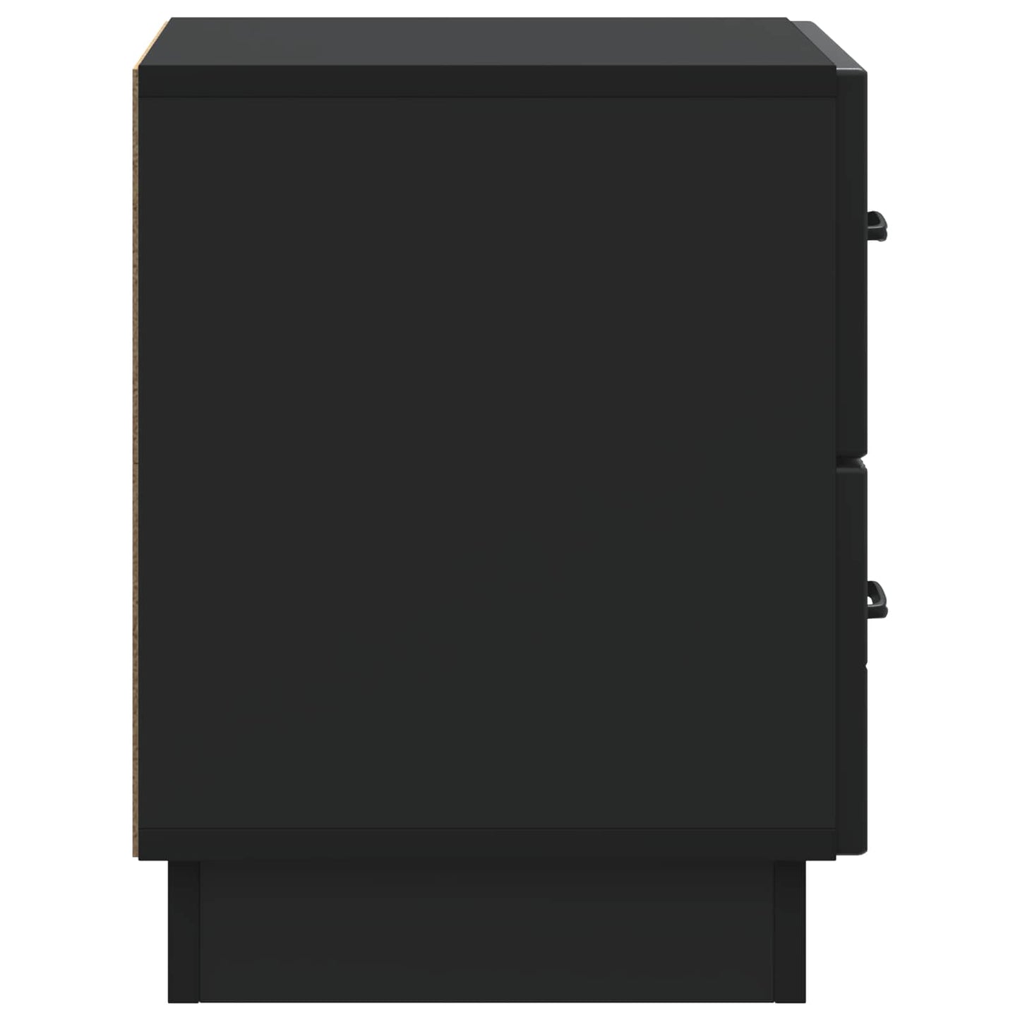 Bedside Cabinet Black 43 x 34.5 x 44.5 cm Engineered Wood
